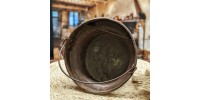 Chaudron antique en cuivre